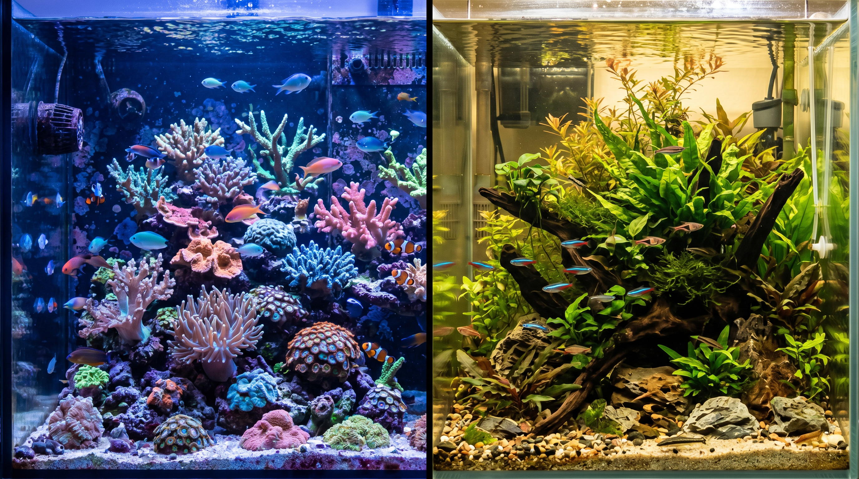 Saltwater vs Freshwater: Picking Your First Aquarium